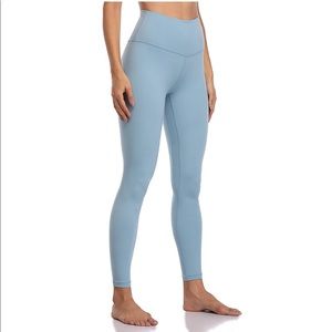Colorfulkoala High Waisted Leggings - Ice Blue